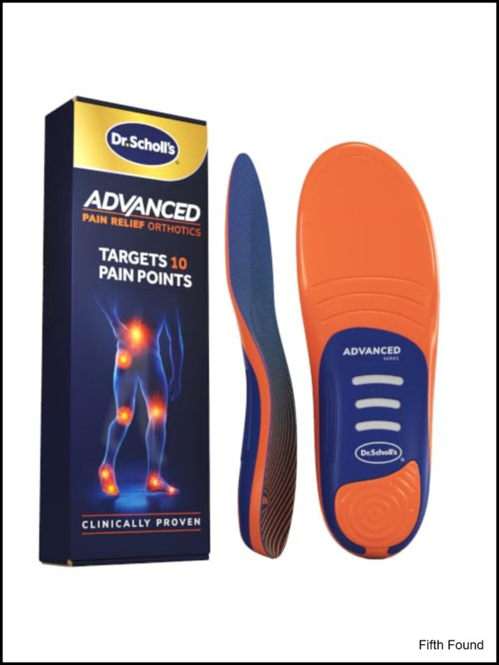 Plantar Fasciitis Insoles Full-Length Arch Support Shoe Inserts for Men & Women